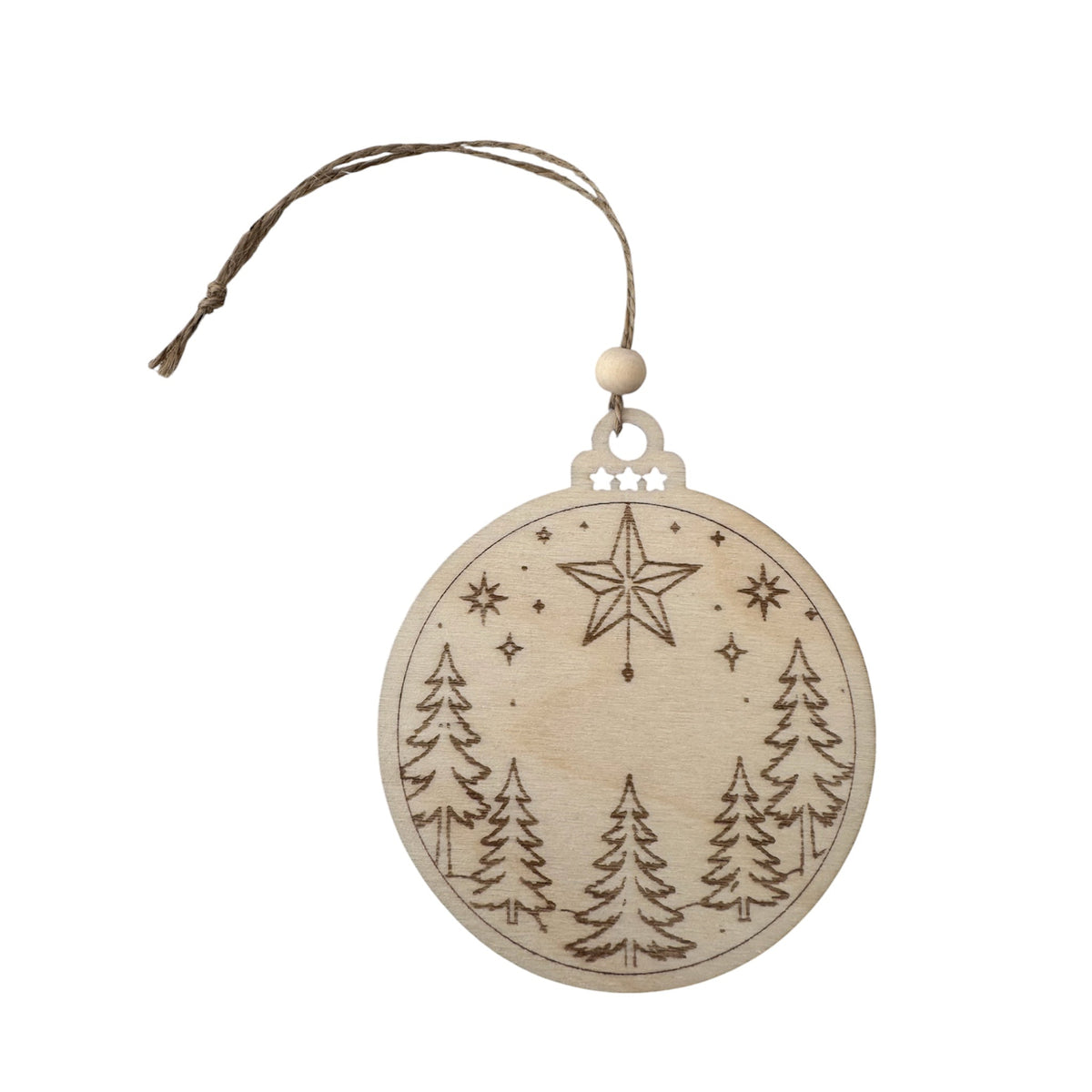 Suspensions de Noël en bois gravé – Boules et pulls personnalisables - GreenbyMilie