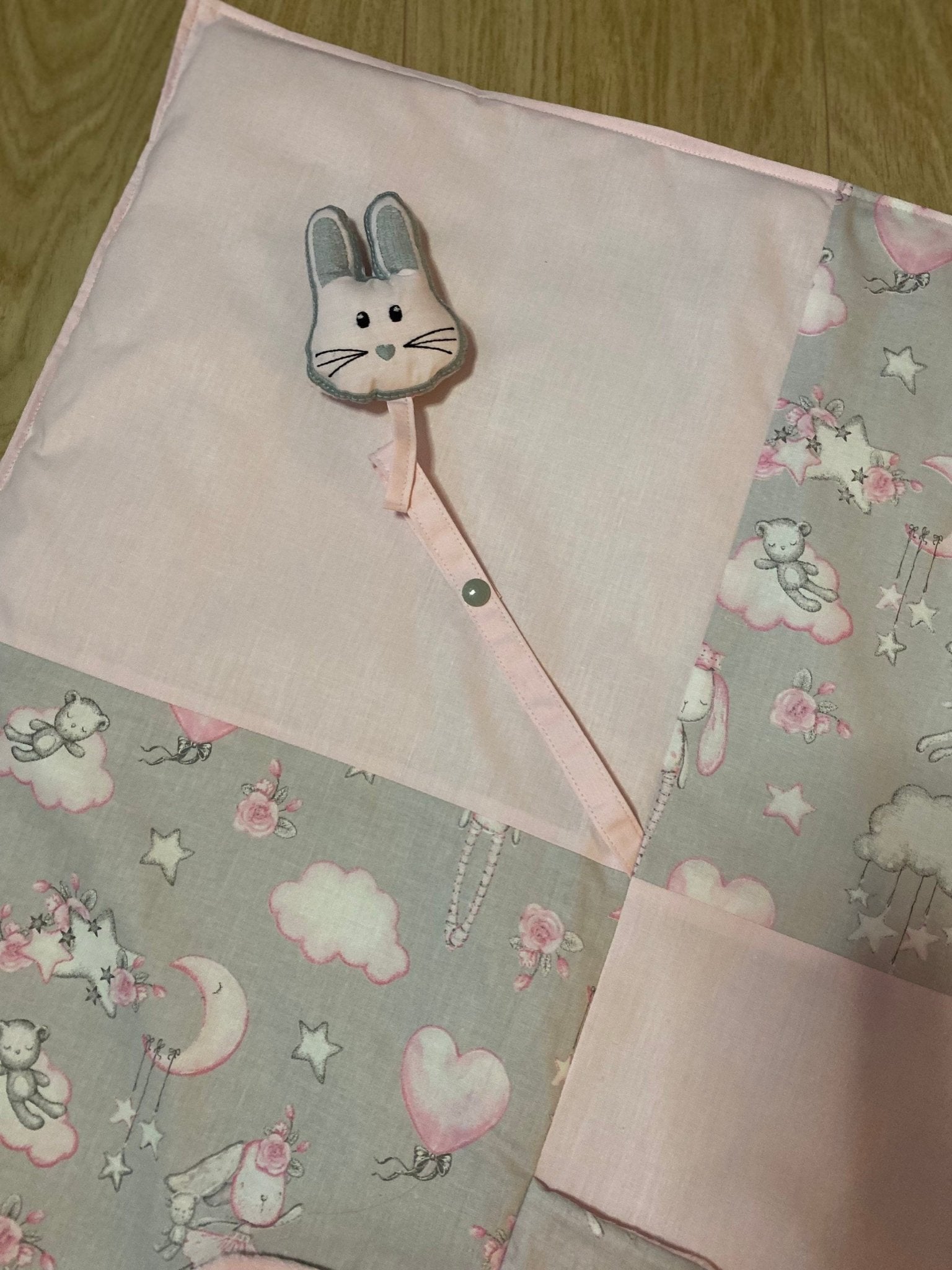 Lingettes/cotons lavables et panier - protège carnet de santé - couverture - tapis d'éveil - doudou - GreenbyMilie